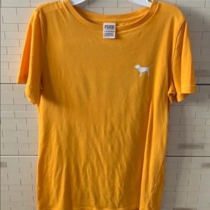 PINK Victoria Secret yellow oversized top